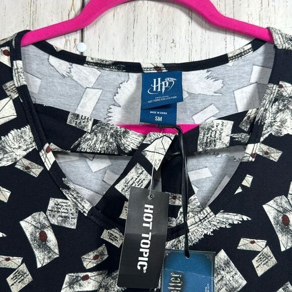 Harry Potter X Hot Topic Collection Hogwarts Letter Skater Dress Black Size S - Picture 11 of 16